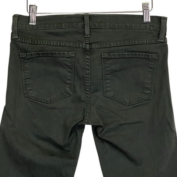 Flying Monkey Army Green Skinny Jeans Womens Sz 27 Low Rise Autumn Neutral Olive - Picture 5 of 10